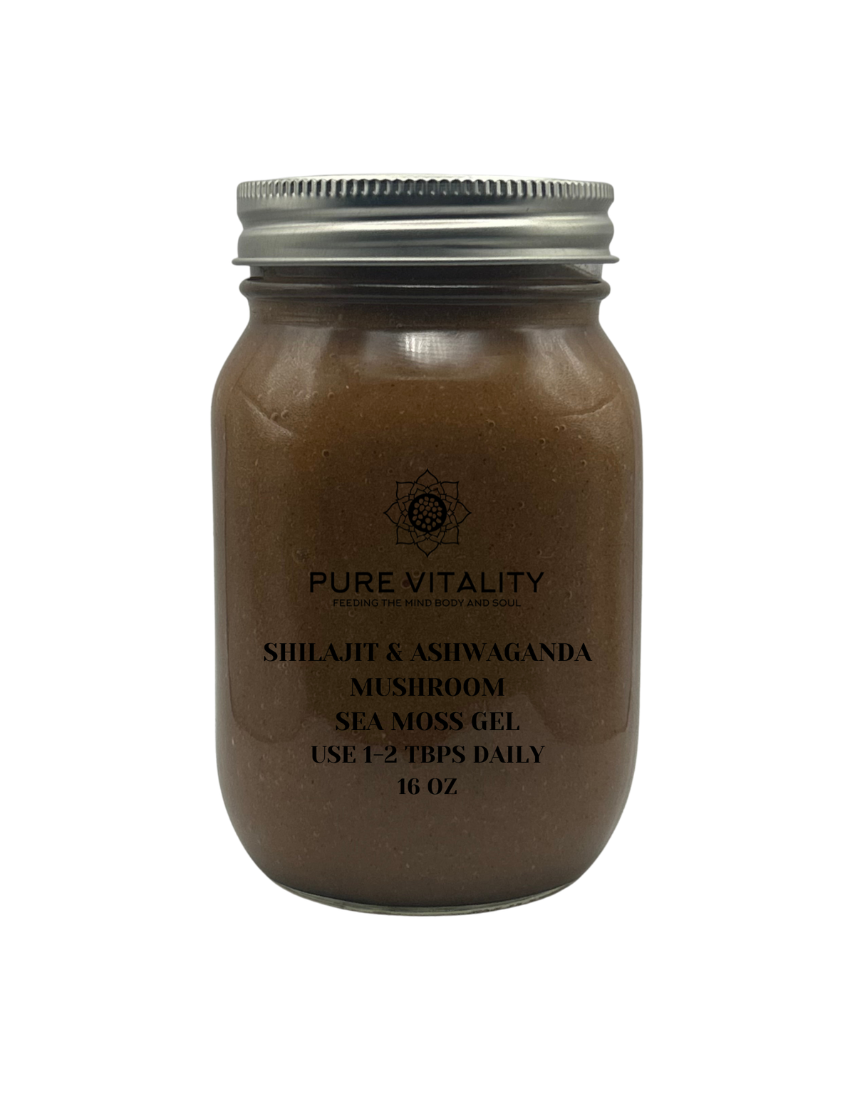 Shilajit Ashwagandha Mushroom Sea Moss Gel