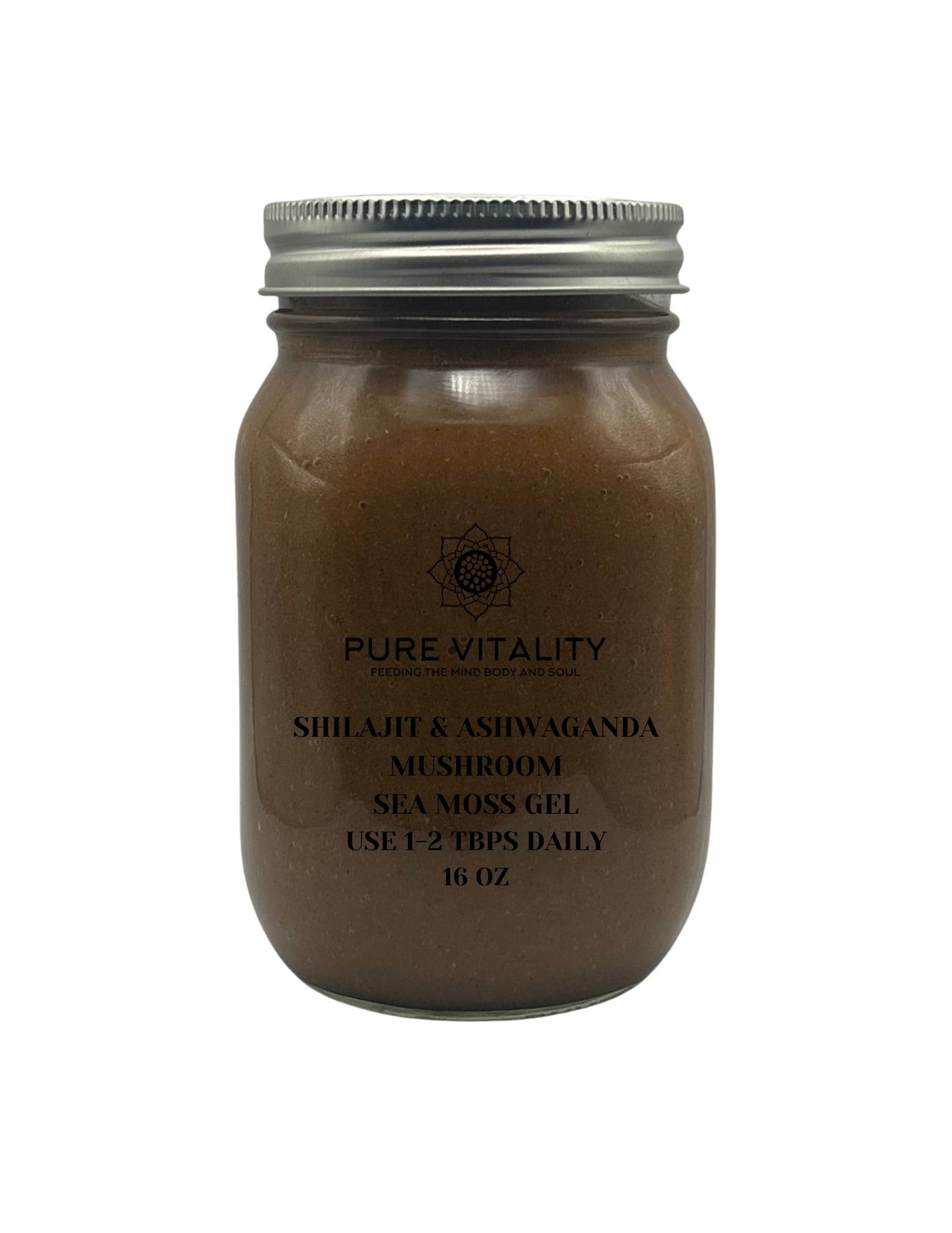 Shilajit Ashwagandha Mushroom Sea Moss Gel