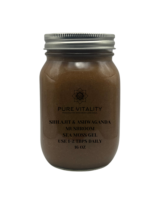 Shilajit Ashwagandha Mushroom Sea Moss Gel