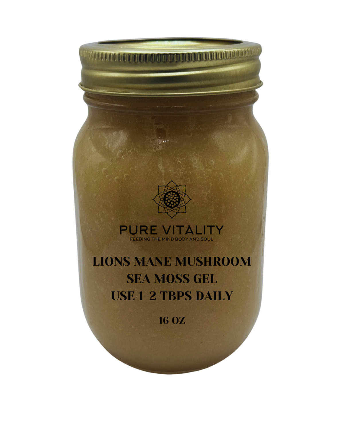 Lions Mane Mushroom Sea Moss Gel